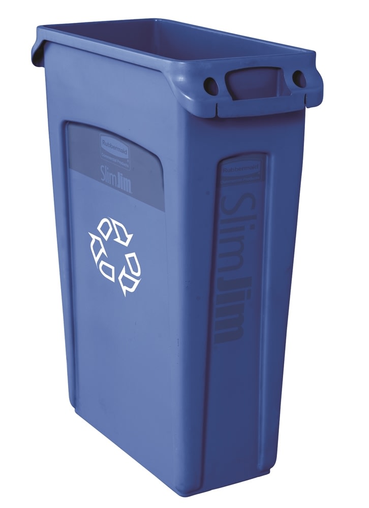 GuestSupply US | Rubbermaid Vented Slim Jim 23 Gallon Recycling